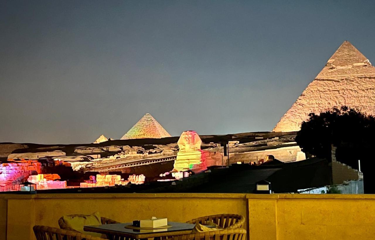 The Gate Hotel Front Pyramids & Sphinx View Kafret el-Gabal Exteriör bild