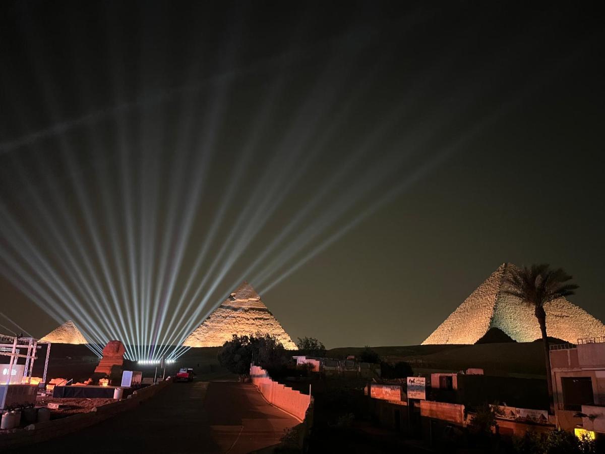 The Gate Hotel Front Pyramids & Sphinx View Kafret el-Gabal Exteriör bild