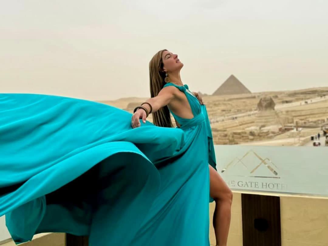 The Gate Hotel Front Pyramids & Sphinx View Kafret el-Gabal Exteriör bild