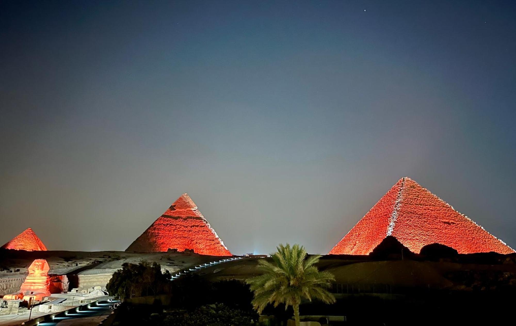 The Gate Hotel Front Pyramids & Sphinx View Kafret el-Gabal Exteriör bild